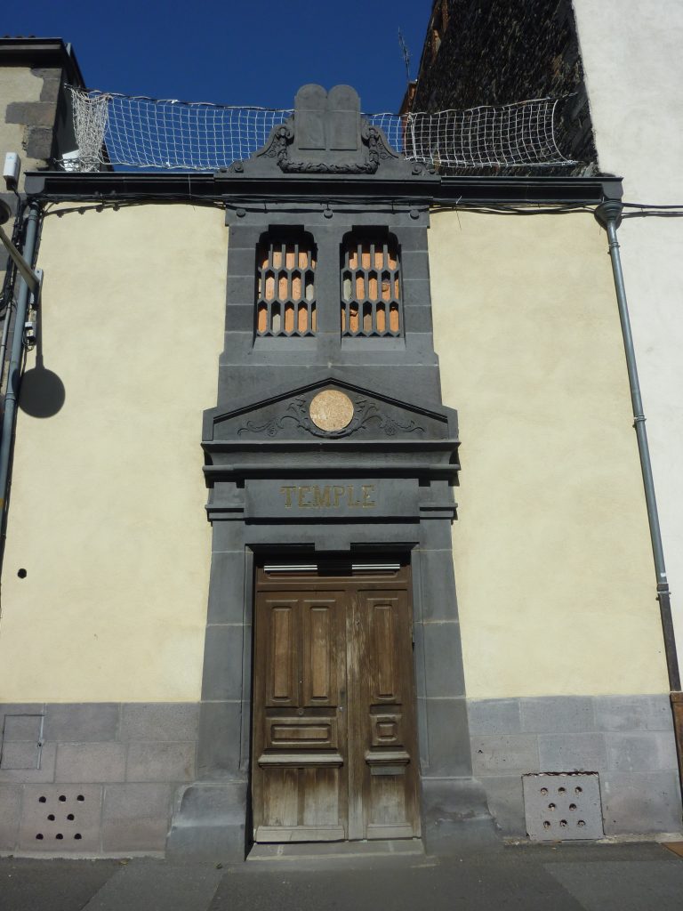 Vue extérieure de la synagogue de Clermont-Ferrand