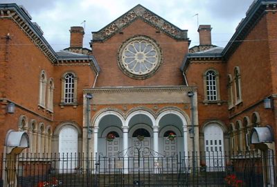 Outside view of the Singers Hill Synagogue in Birmingham