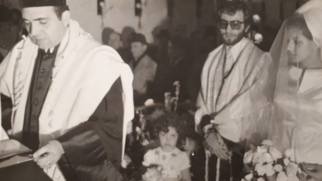 Wedding celebration in Le Havre's synagogue