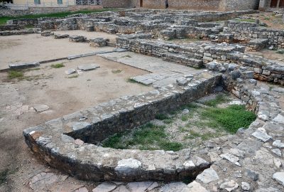 archaeological remains of a 5th-century synagogue in Sarande