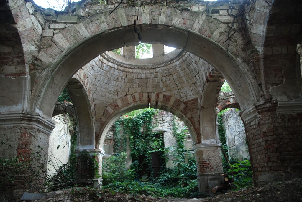 Ancient building hosting the Jewish cemetery of Chisinau