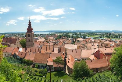 Panoramic view of Ptuj