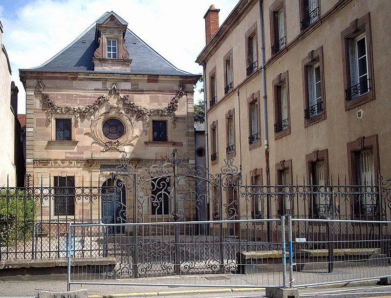 Outside view of the synagogue of Lunéville