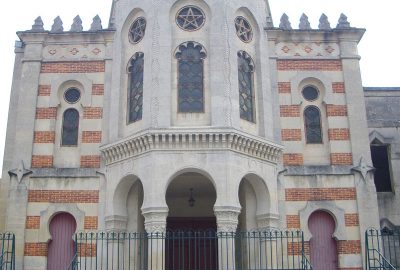 Outside view of the synagogue of Verdun