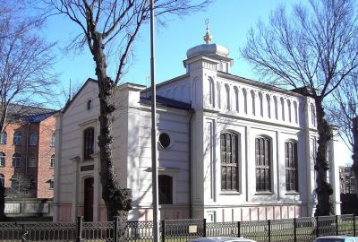 Outside view of the synagogue of Norrkoping