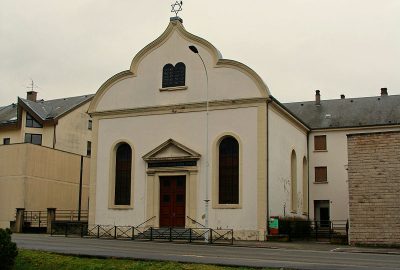 Outside view of the synagogue of Forbach