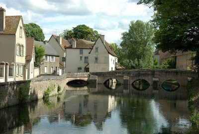 Bridge on the Eure river