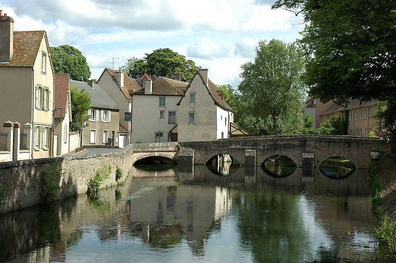 Bridge on the Eure river