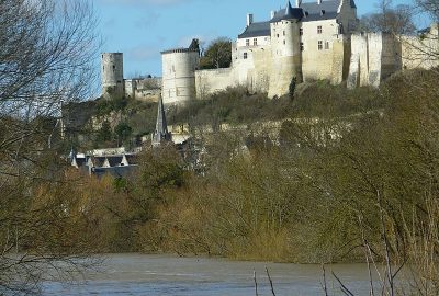 Outside view of the Chateau of Chinon
