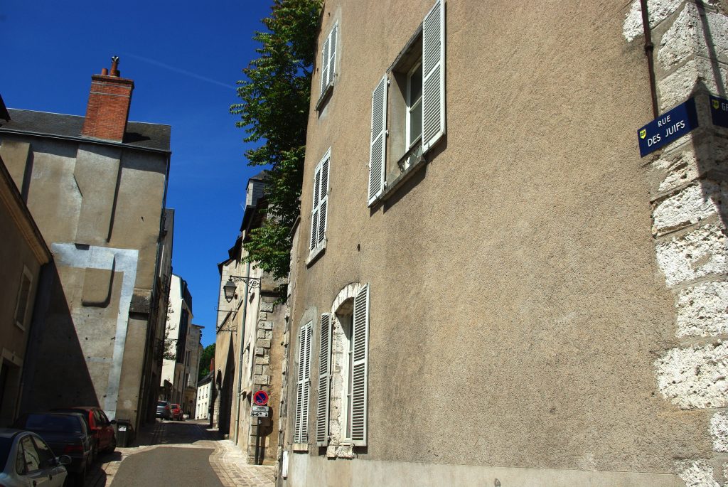 vue de la rue des juifs de la ville de Blois