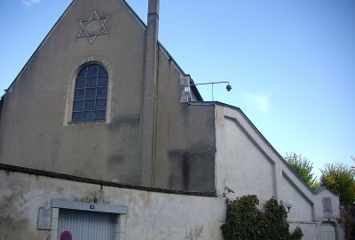 Outside view of the synagogue of Orléans