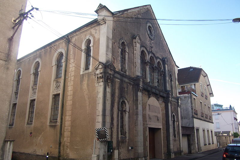 Outside view of the synagogue of Vesoul