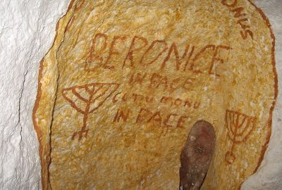 Ancient Hebrew writings in the Catacombs