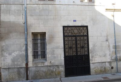 Outside view of the synagogue of Libourne