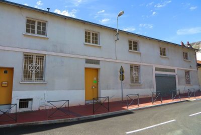 Outside view of the building housing the synagogue of Limoges