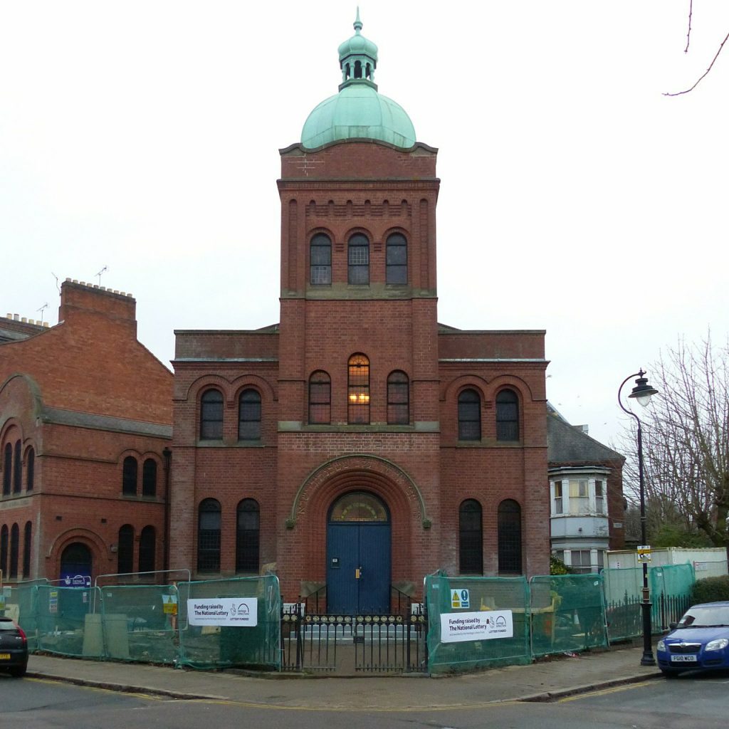 Outside view of the Leicester Hebrew Congregation