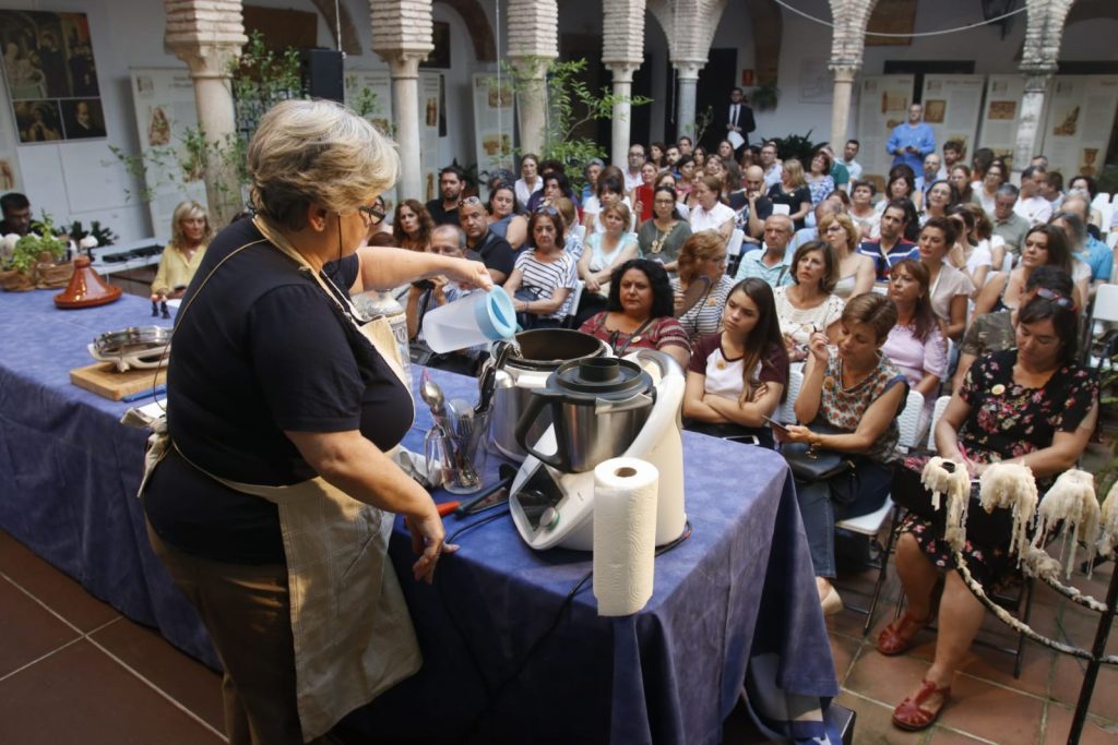 Activité culinaire face au public