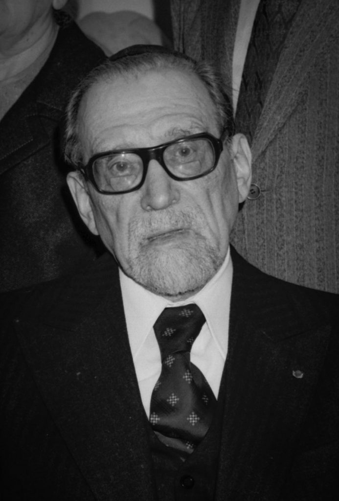 Photo of former Grand rabbi of France Jacob Kaplan