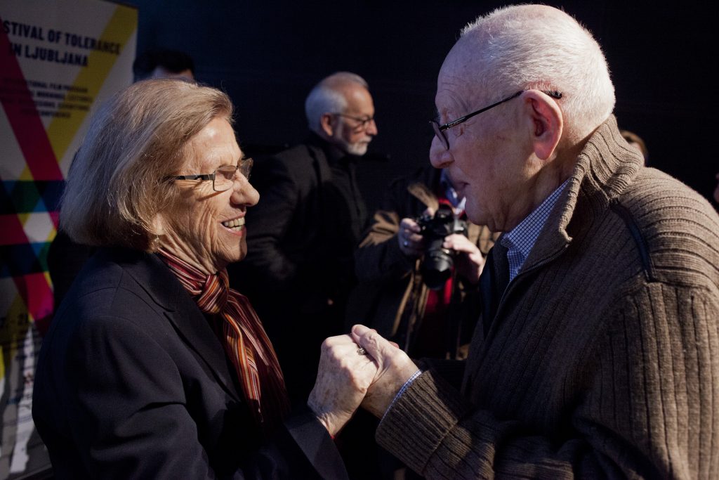 Discussion between Holocaust survivors, Erika Fuerst and Branko Lustig