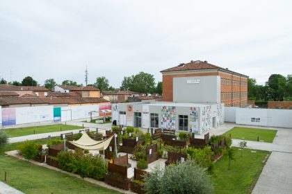 Outside view of the Meis museum in Ferrara