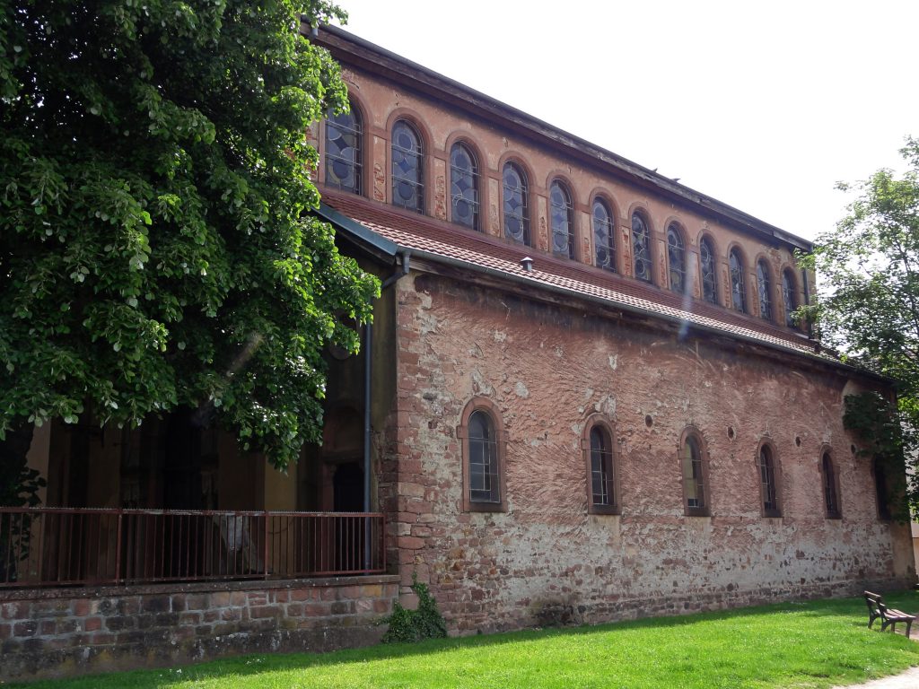 Outside view of the Synagogue of Guebwiller, witness to the ancient Jewish heritage of the Alsace region