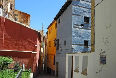 View of the ancient juderia of Tarazona