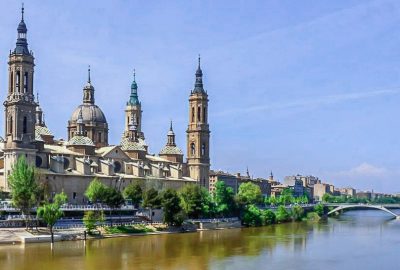 View of the cathedral of Zaragoza