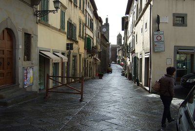 Street of the city of Monte San Savino