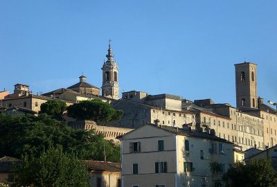 Panoramic view of the city of Jesi