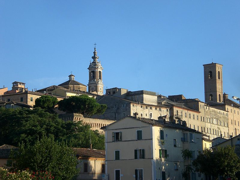 Panoramic view of the city of Jesi