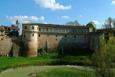 View of an ancient monument of Urbania