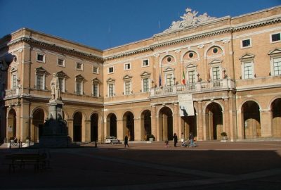 View of the Piazza Leopardi