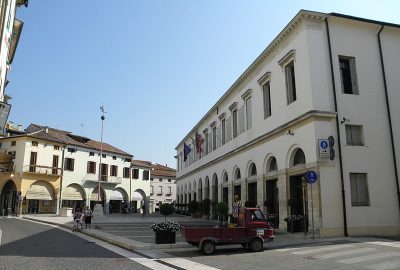 View of the Matteotti place in Piove