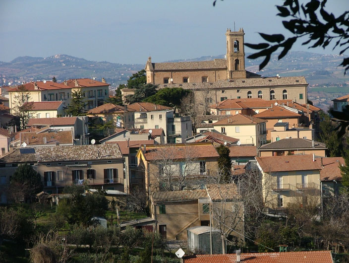 View of the city of Recanati