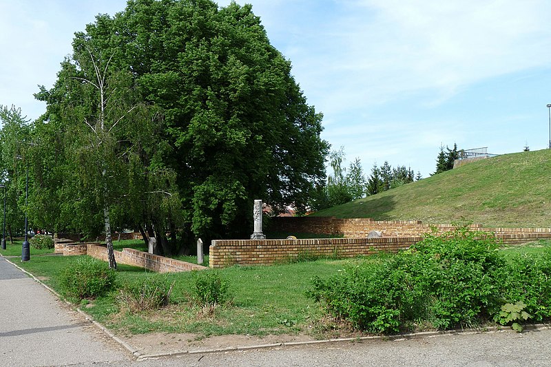 View of the ancient Jewish cemetery