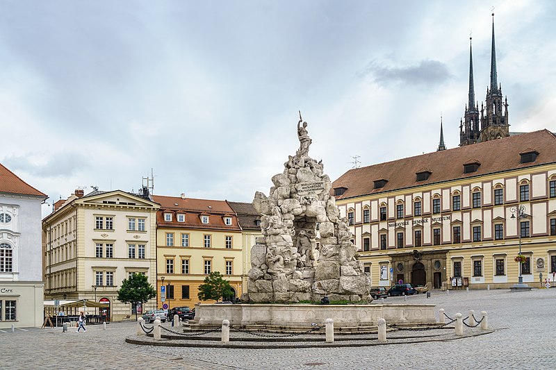 View of the center of the city of Brno