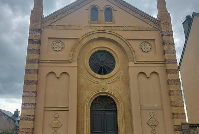 View of the synagogue of Arlon