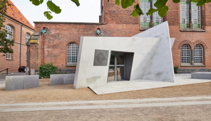 View of the new entry of the Danish Jewish Museum