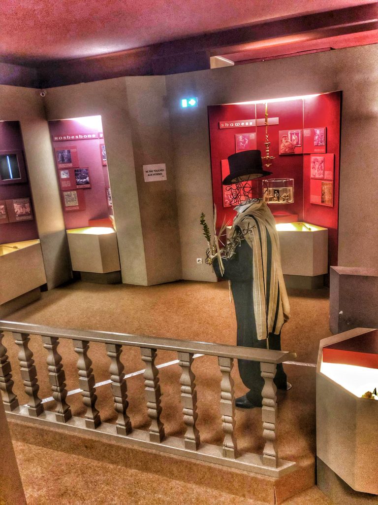 Ritual Jewish objects presented at the Museum of Bouxwiller