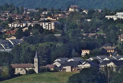 Panoramic view of the city of Chambéry