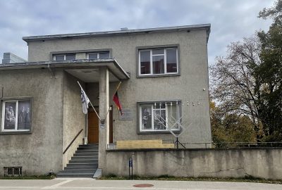 Outside view of the Jewish Community Center of Šiauliai