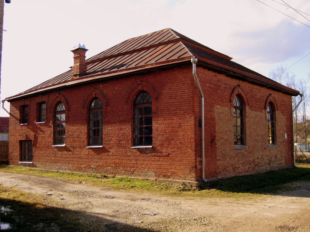 Photo of the ancient synagogue of Ludza