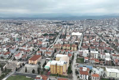 Panoramic view of the city of Akhisar