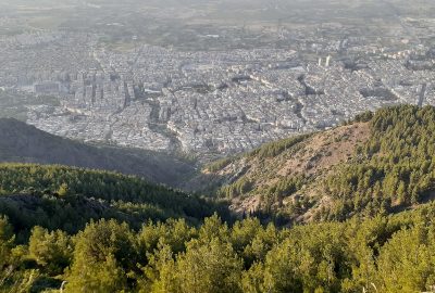 Panoramic view of the city of Manisa