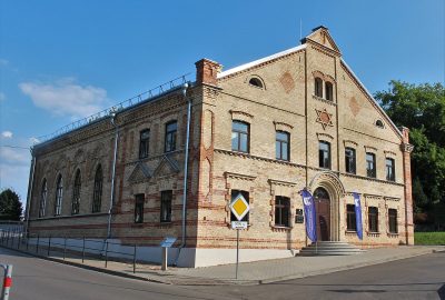 Vue extérieure de la synagogue d'Alytus