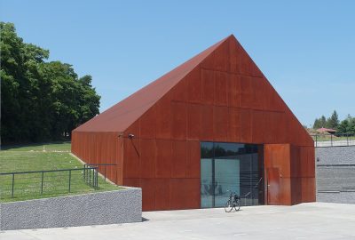 Outside view of the Ulma Museum in Markowa