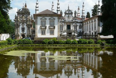 View of the Palacio de Mateus in Vila Real