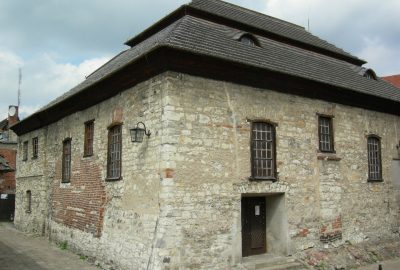 Vue extérieure de la Synagogue de Kazimierz Dolny
